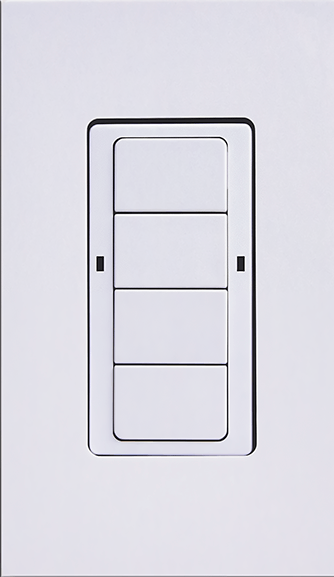 PSC-DM-WS-400-BLE-CB - Casambi Mesh Dimming 4 Buttons Wall Station, 120-277V 4 Button